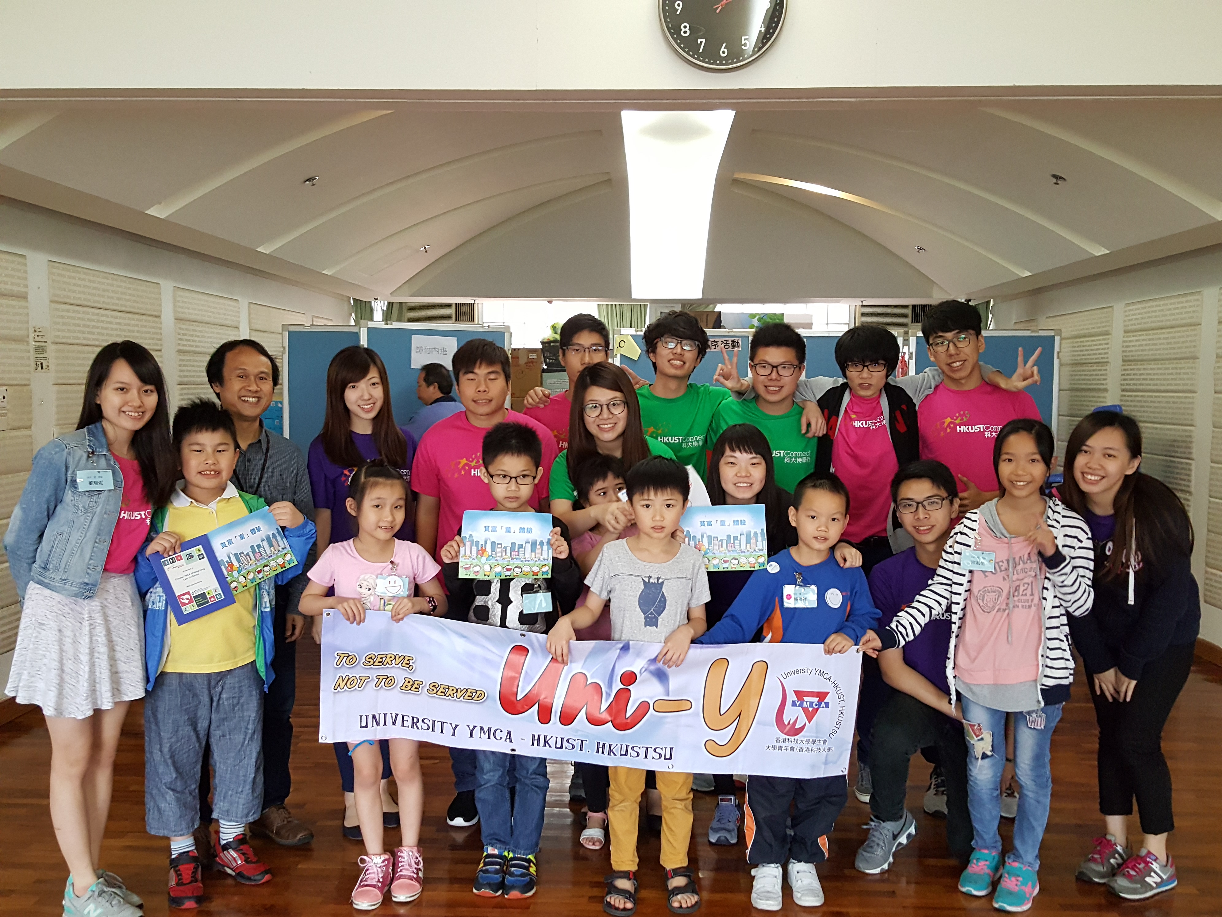 Taking a group photo together