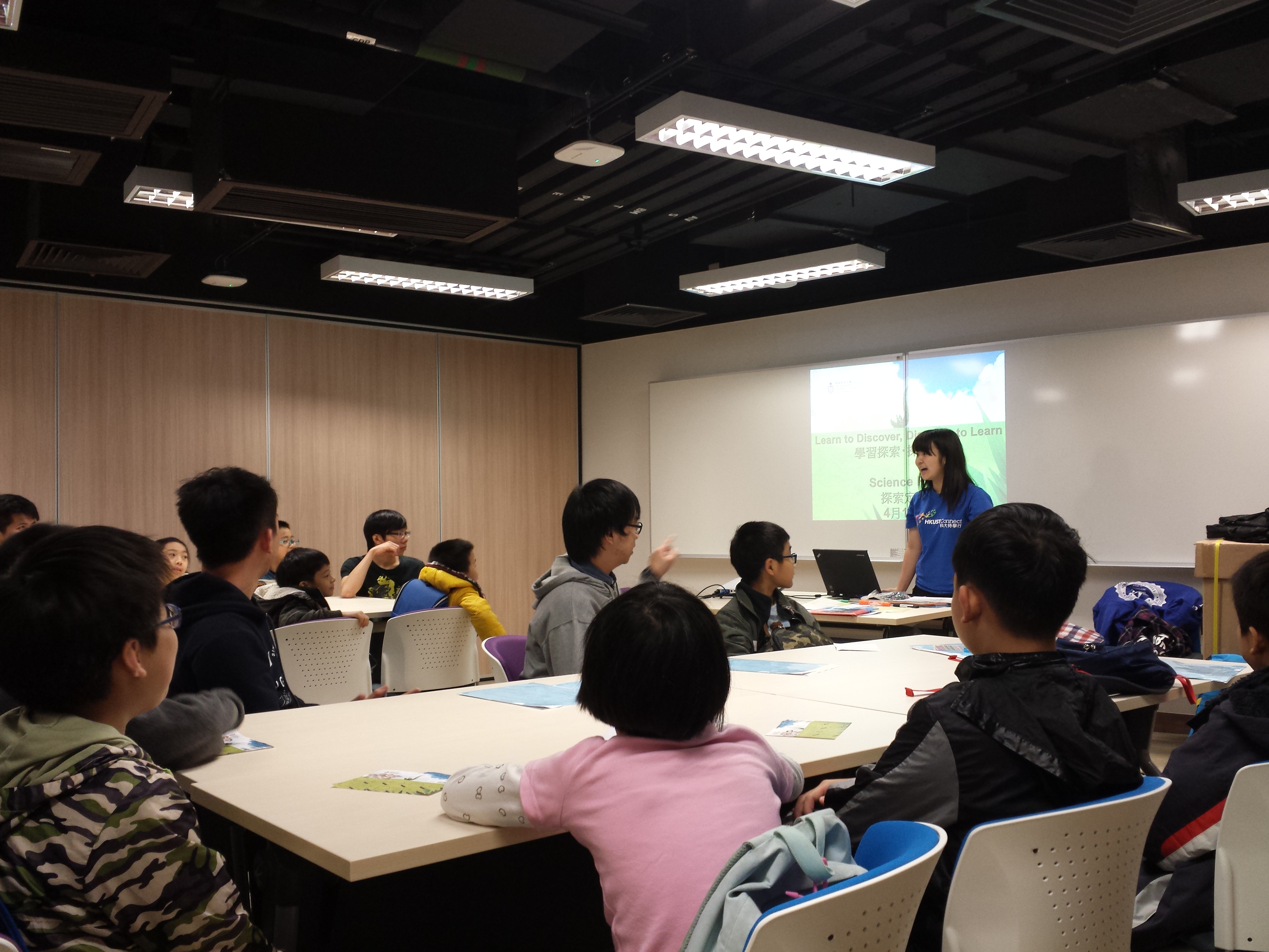 Our OC giving a lesson on Science