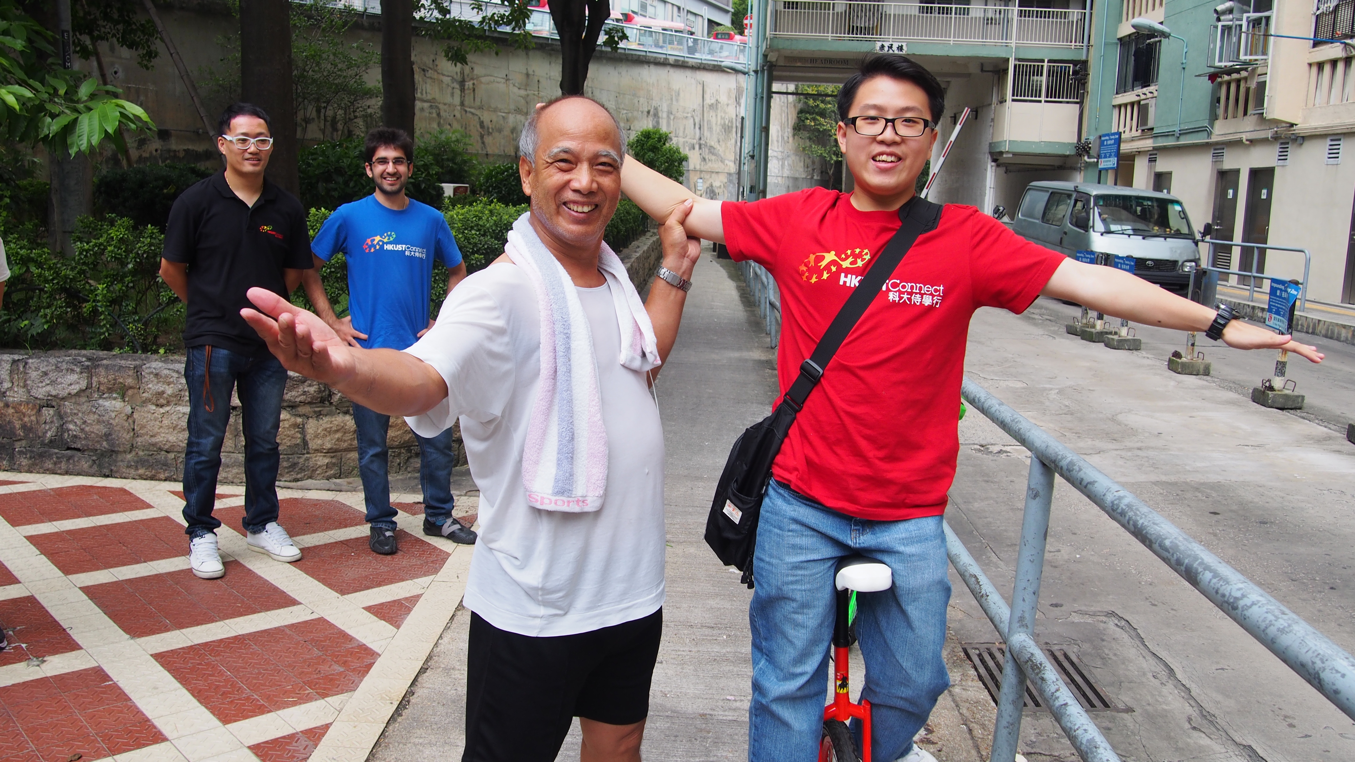 Unicycle tutorial class!