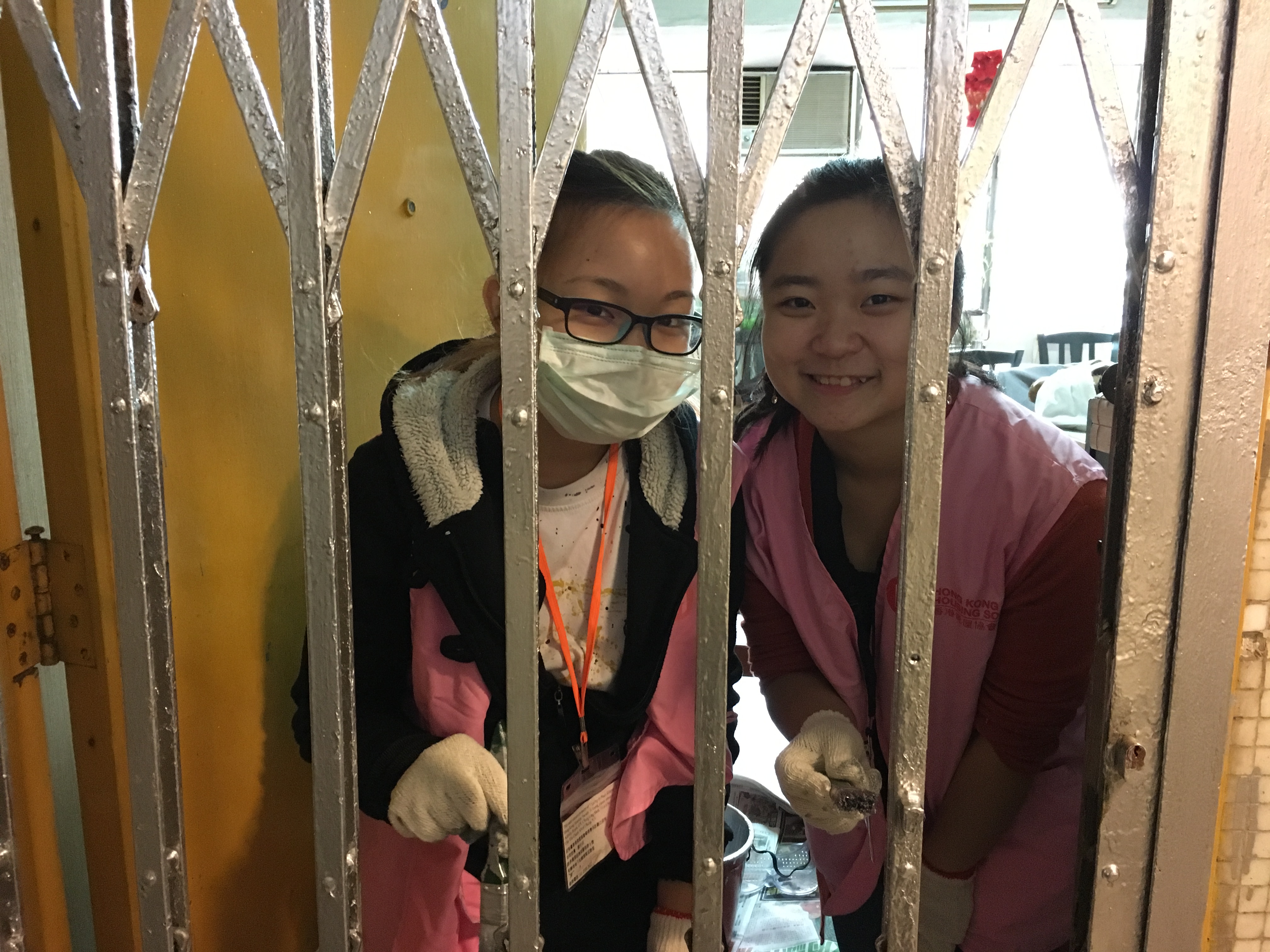 Painting with big smiles!