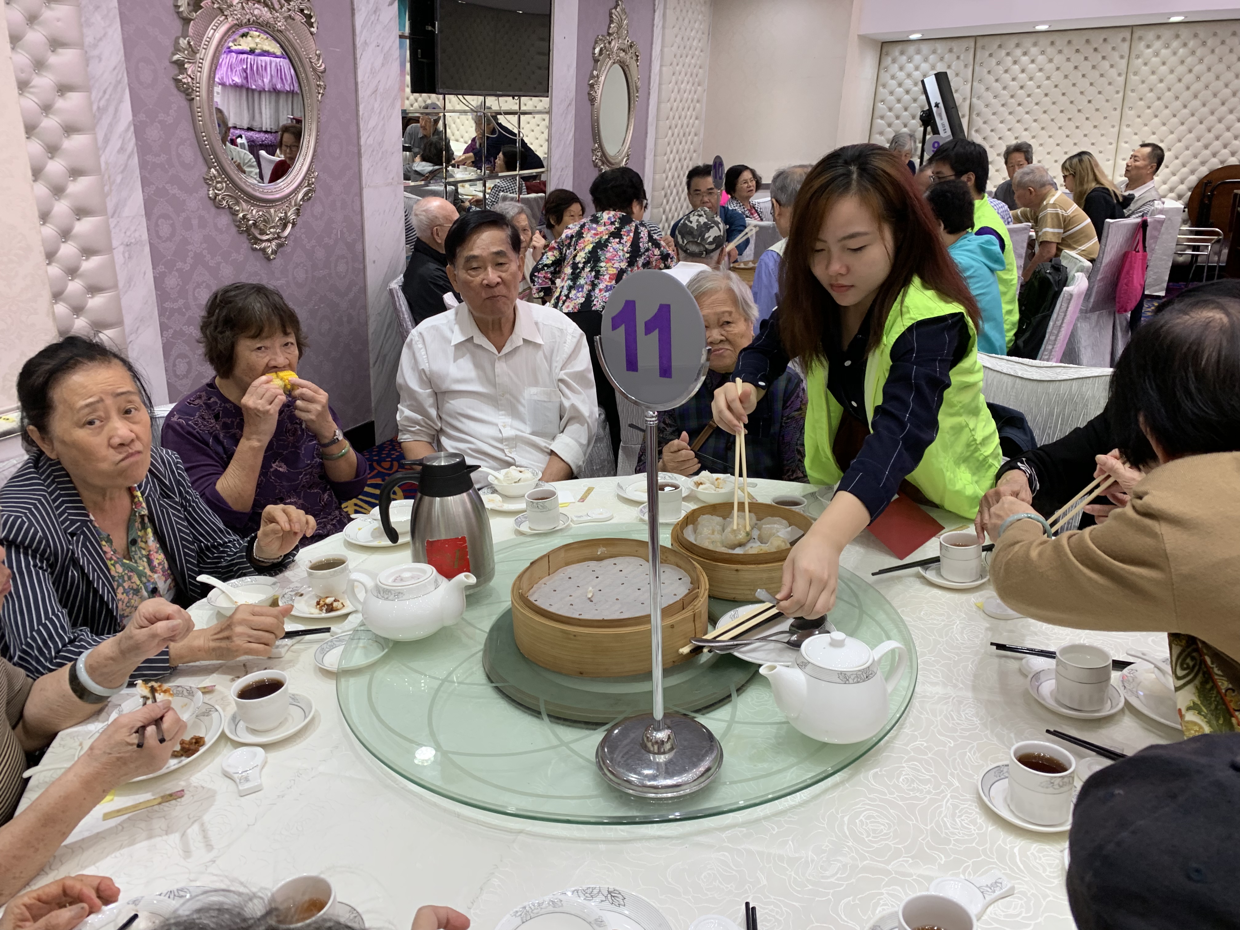 Volunteering @ Evergreen Tea Gathering with the Elderly