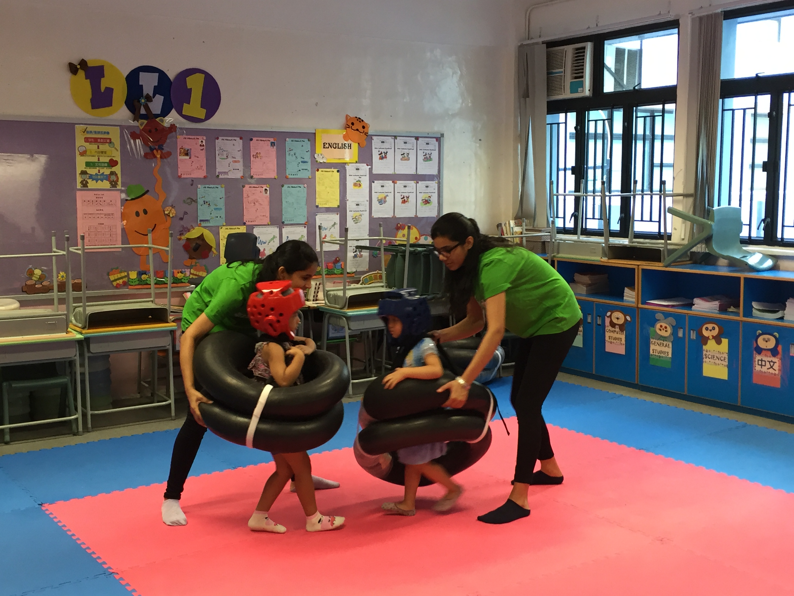 Interacting with kids is challenging yet rewarding