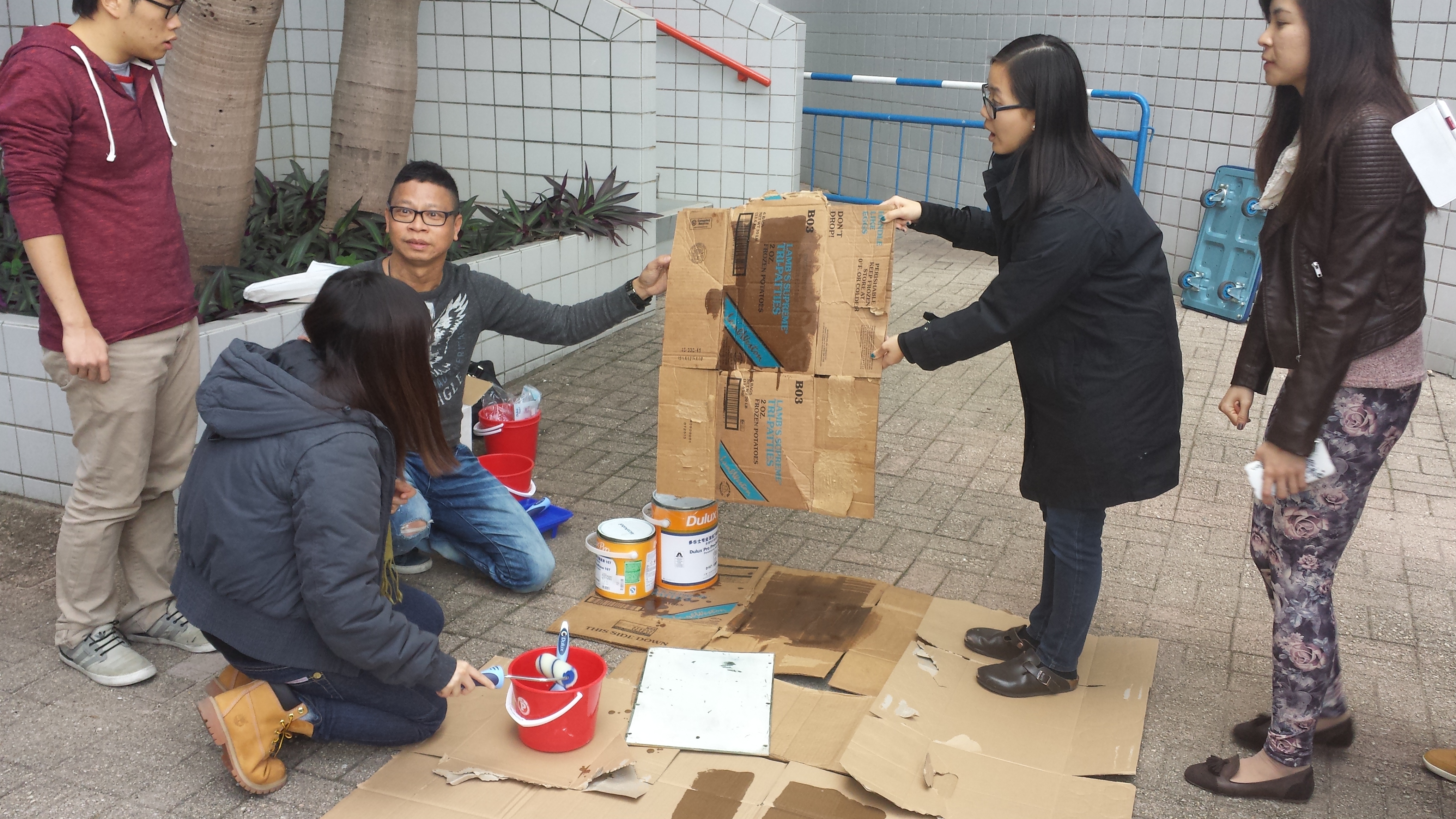 Dulux providing painting workshop to students