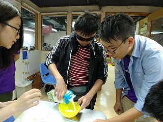 Preparing ingredients for Maltesers Glutinous Rice Balls