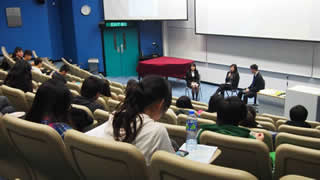 Senior Youth & Education Office of ICAC sharing with our students after the film appreciation