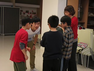 Let's think of a strategy to beat the other group!