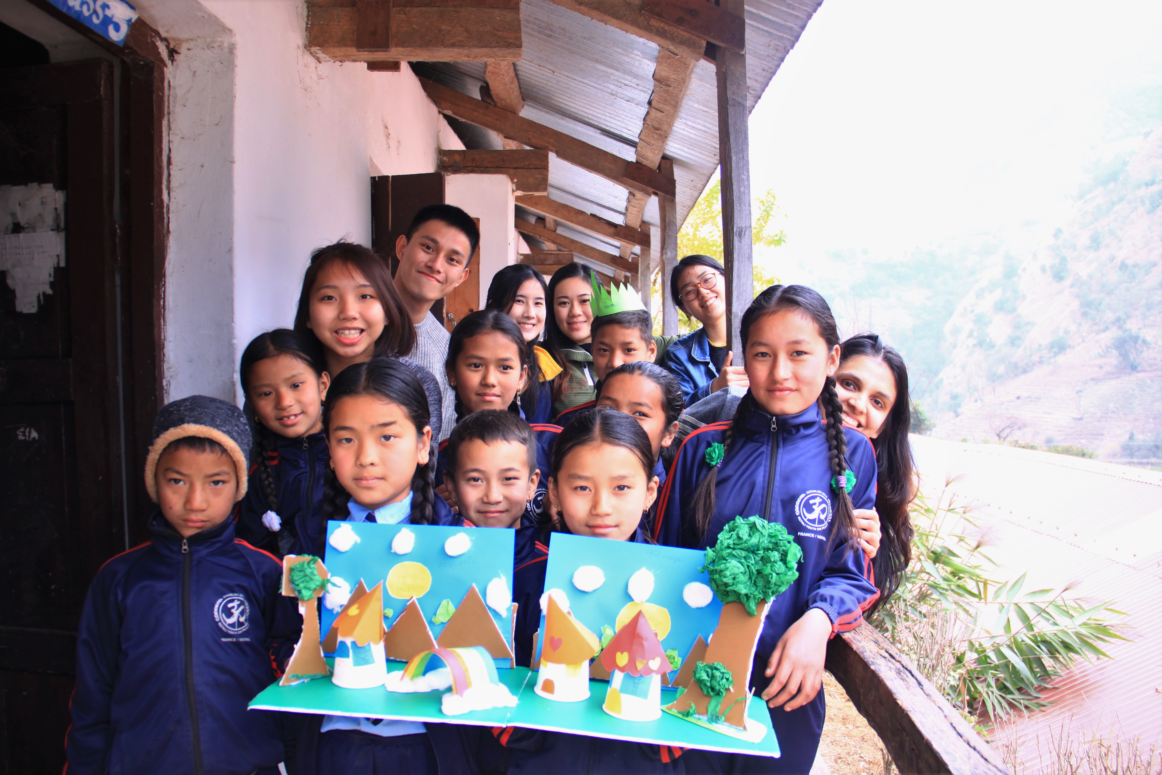 Organizing activities for the Nepali students