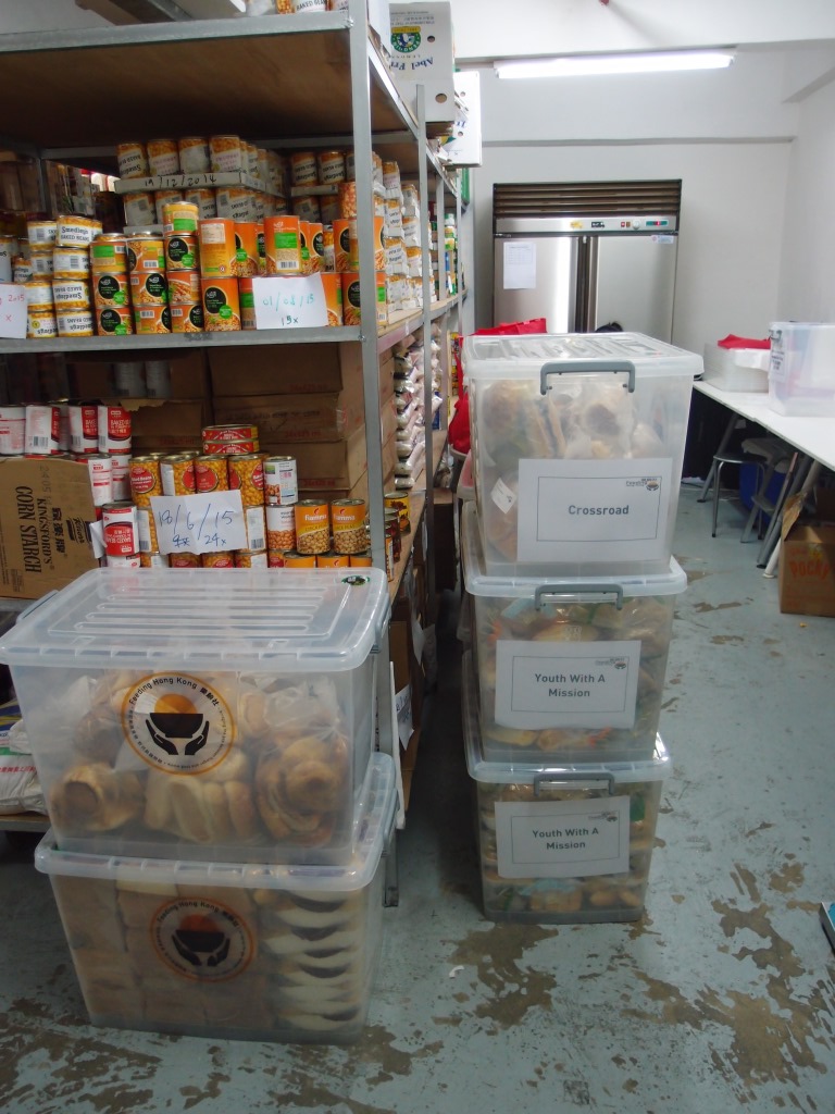 The bread collected was sorted according to the needs of the recipients