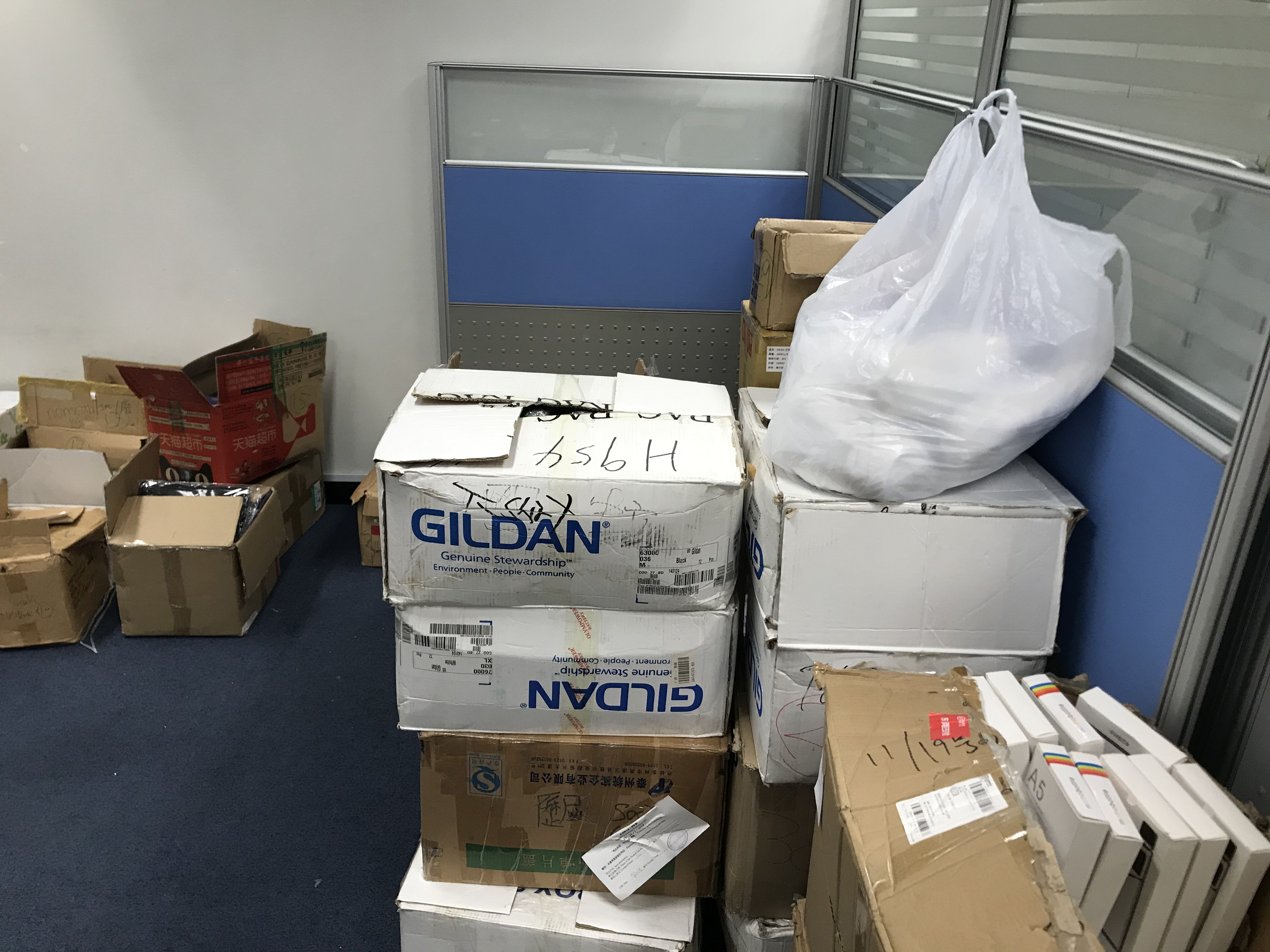 Surplus materials collected from student societies
