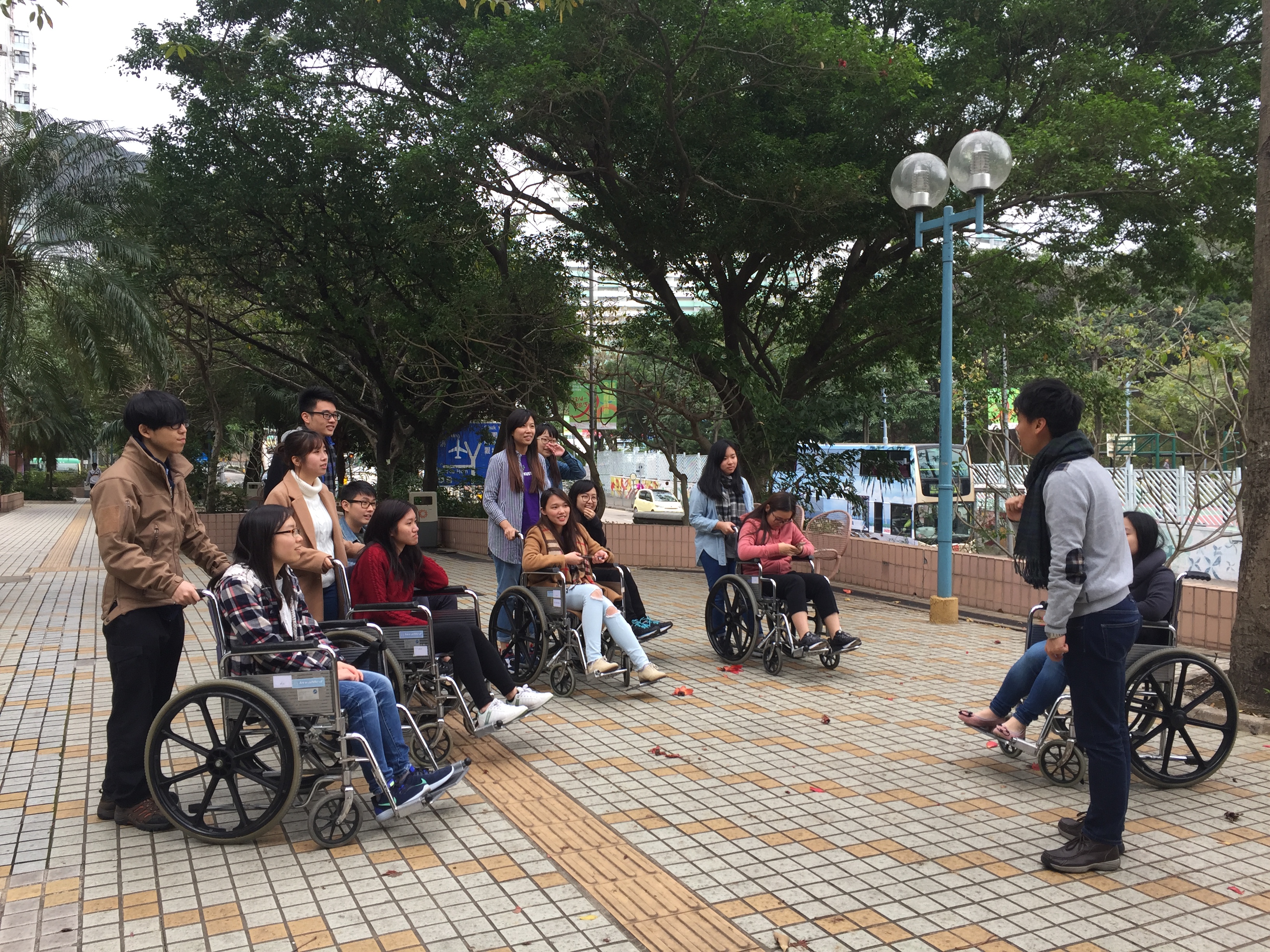 Using wheelchairs in the community