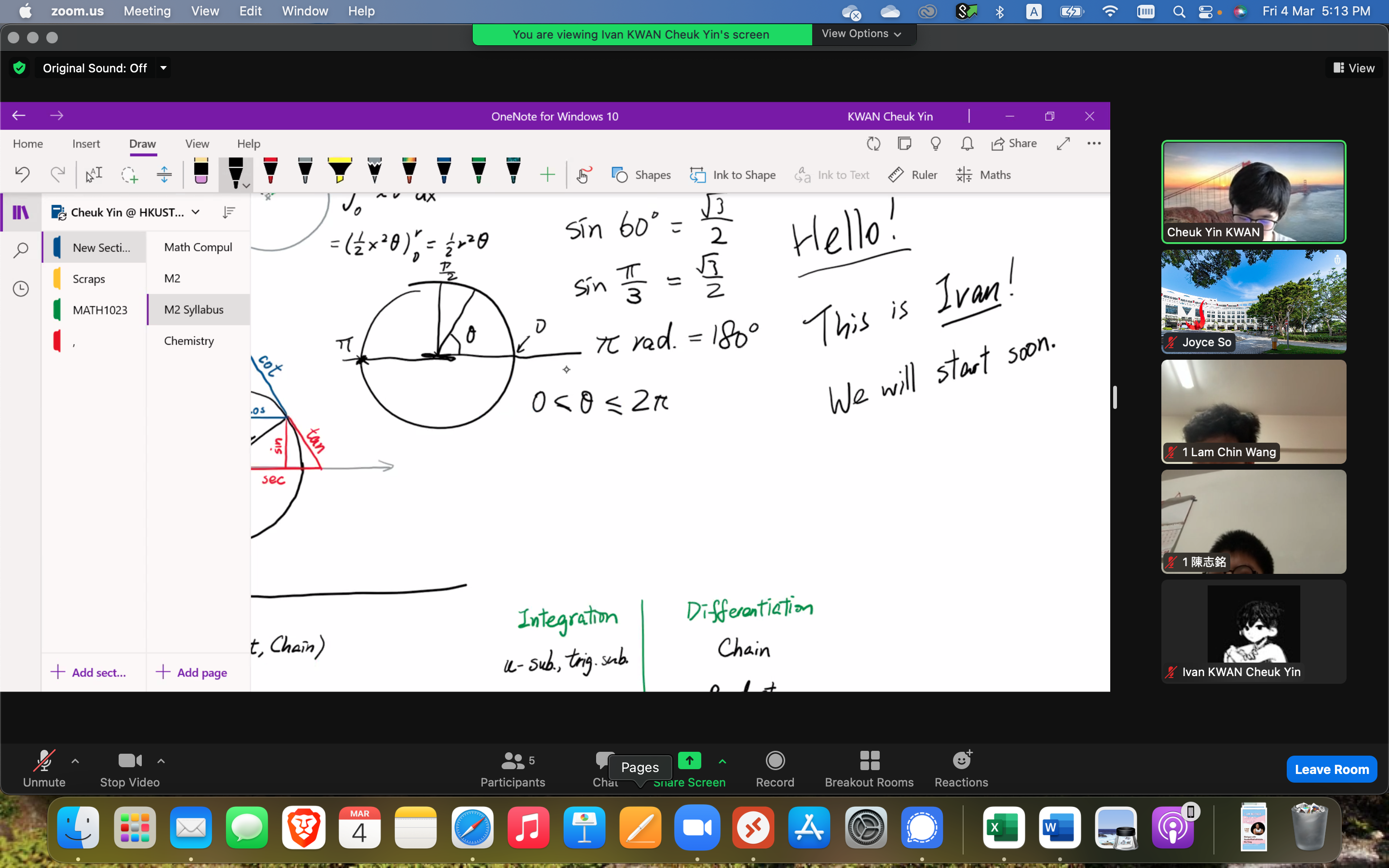 Illustrating solutions in Mathematics tutorials