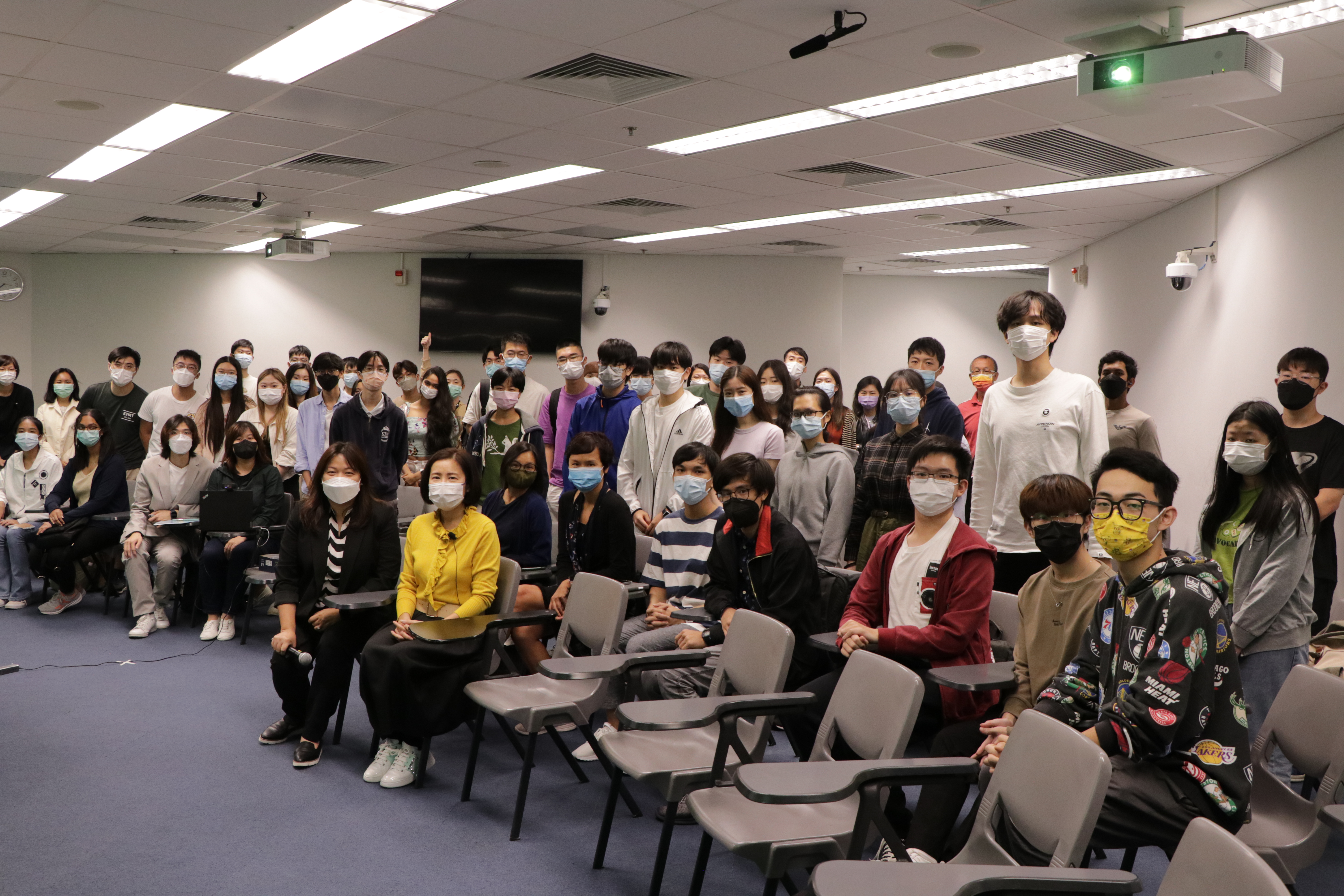 Group photo of Denise and the audience