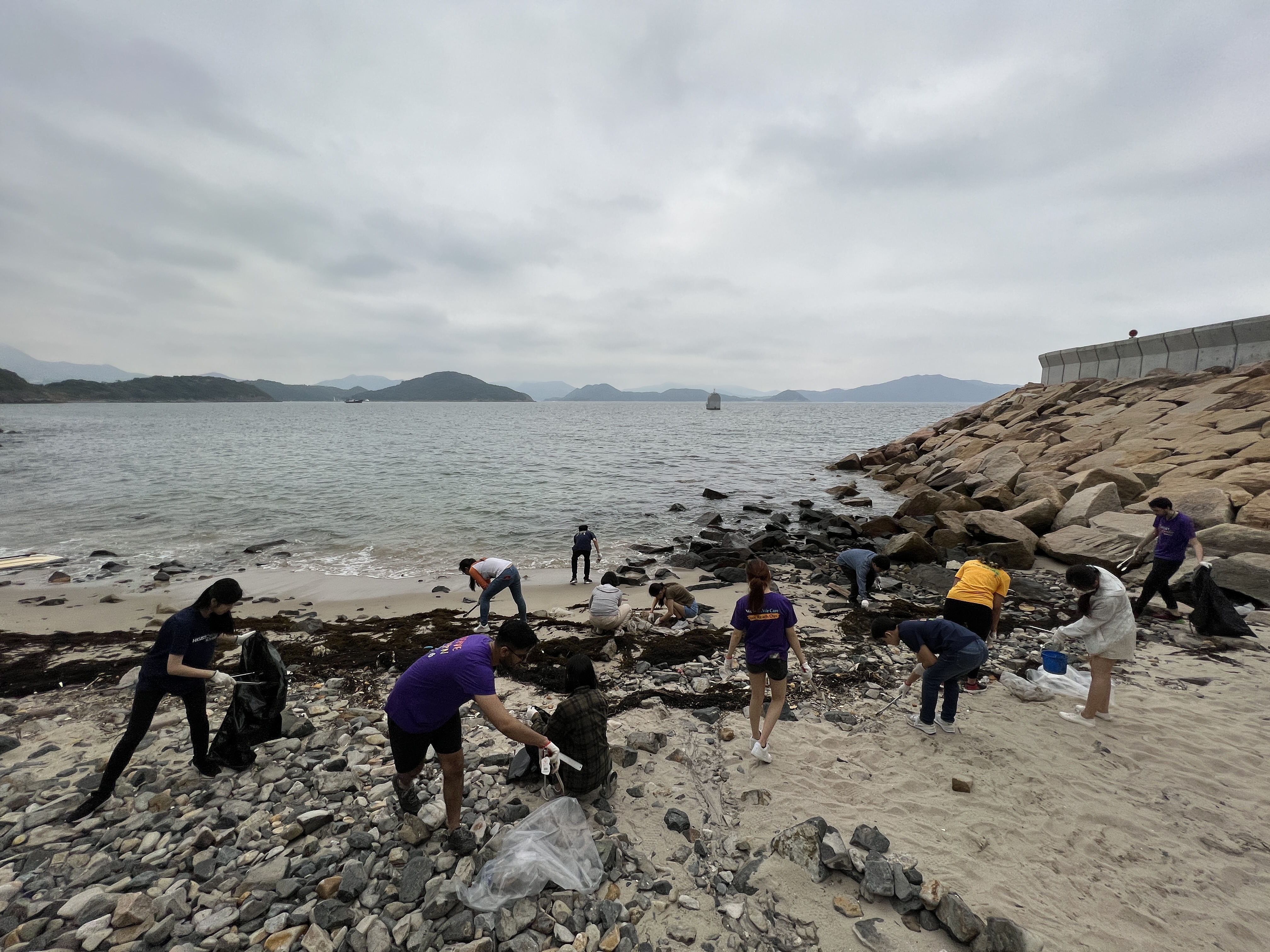 Beach Cleanup at HKUST