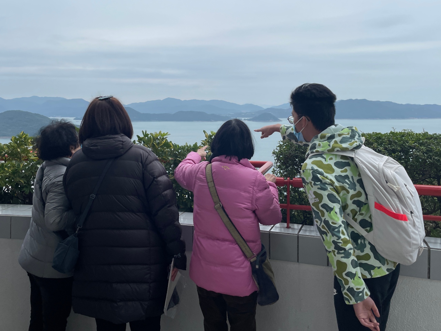Elderly tour in HKUST