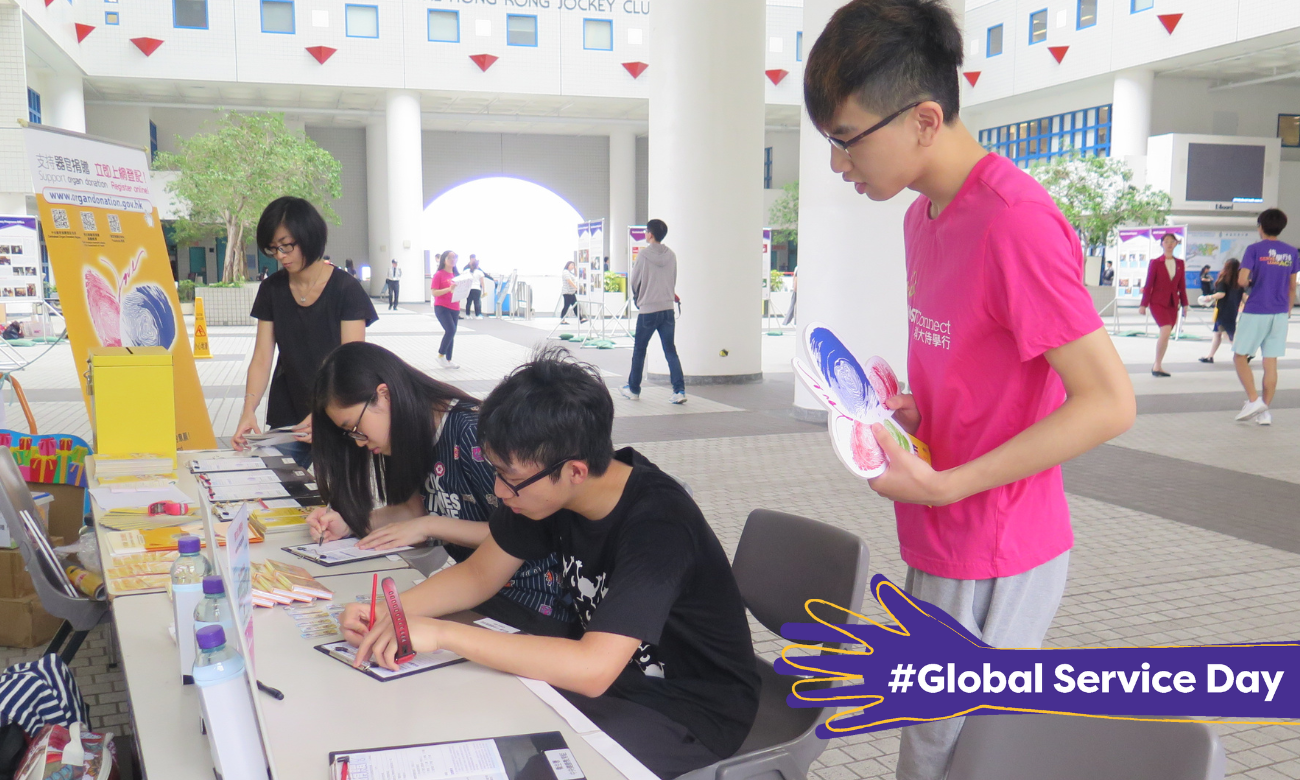Volunteer help promote organ donation on campus