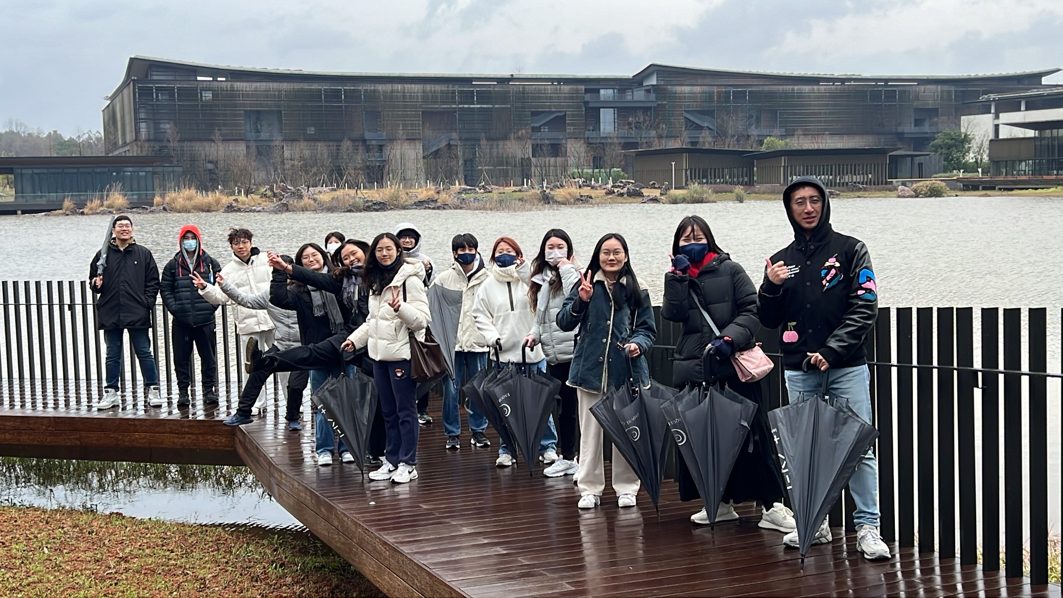 Volunteers visiting the Sustainable Development Garden—Integral