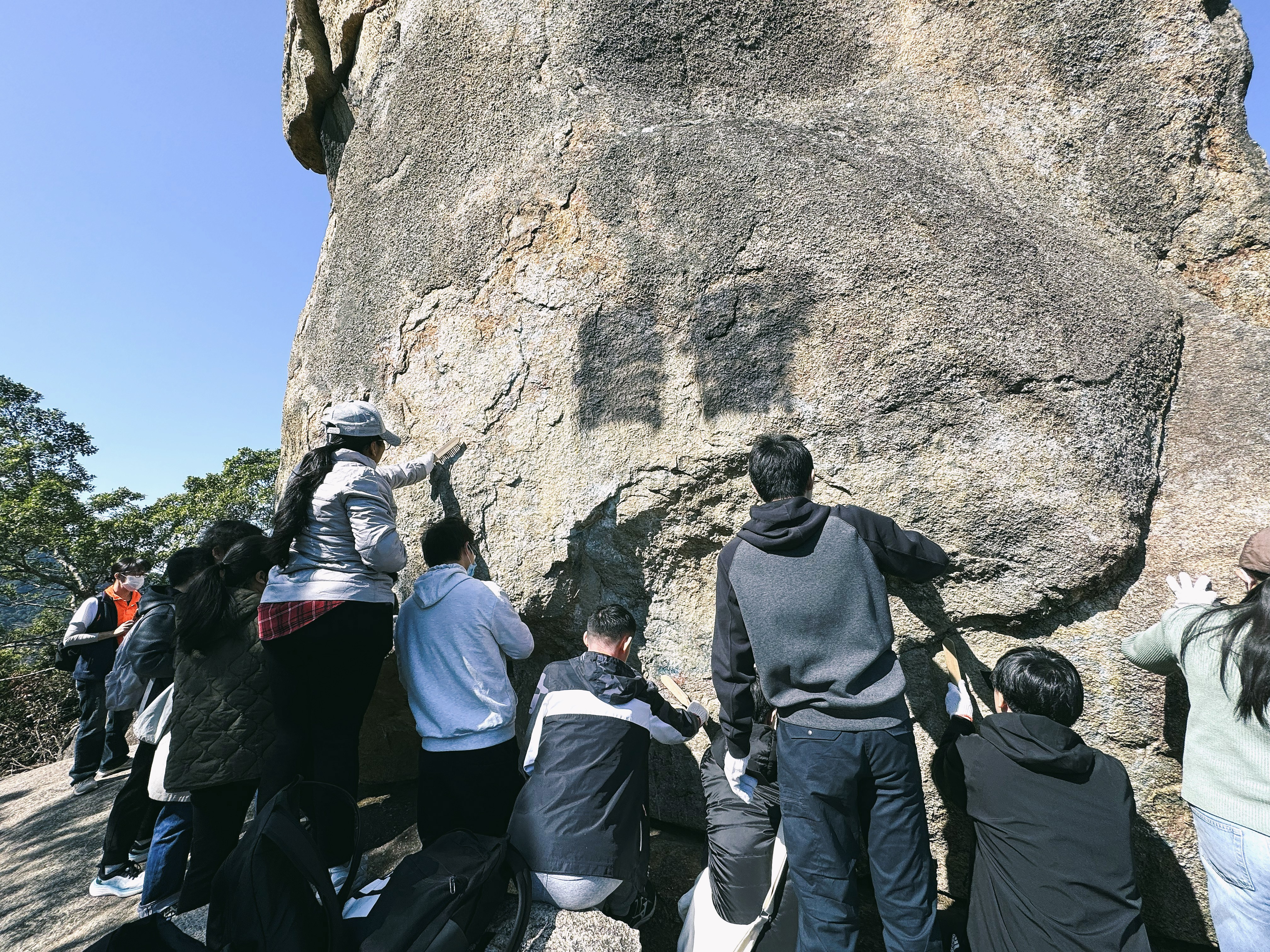 rock cleaning