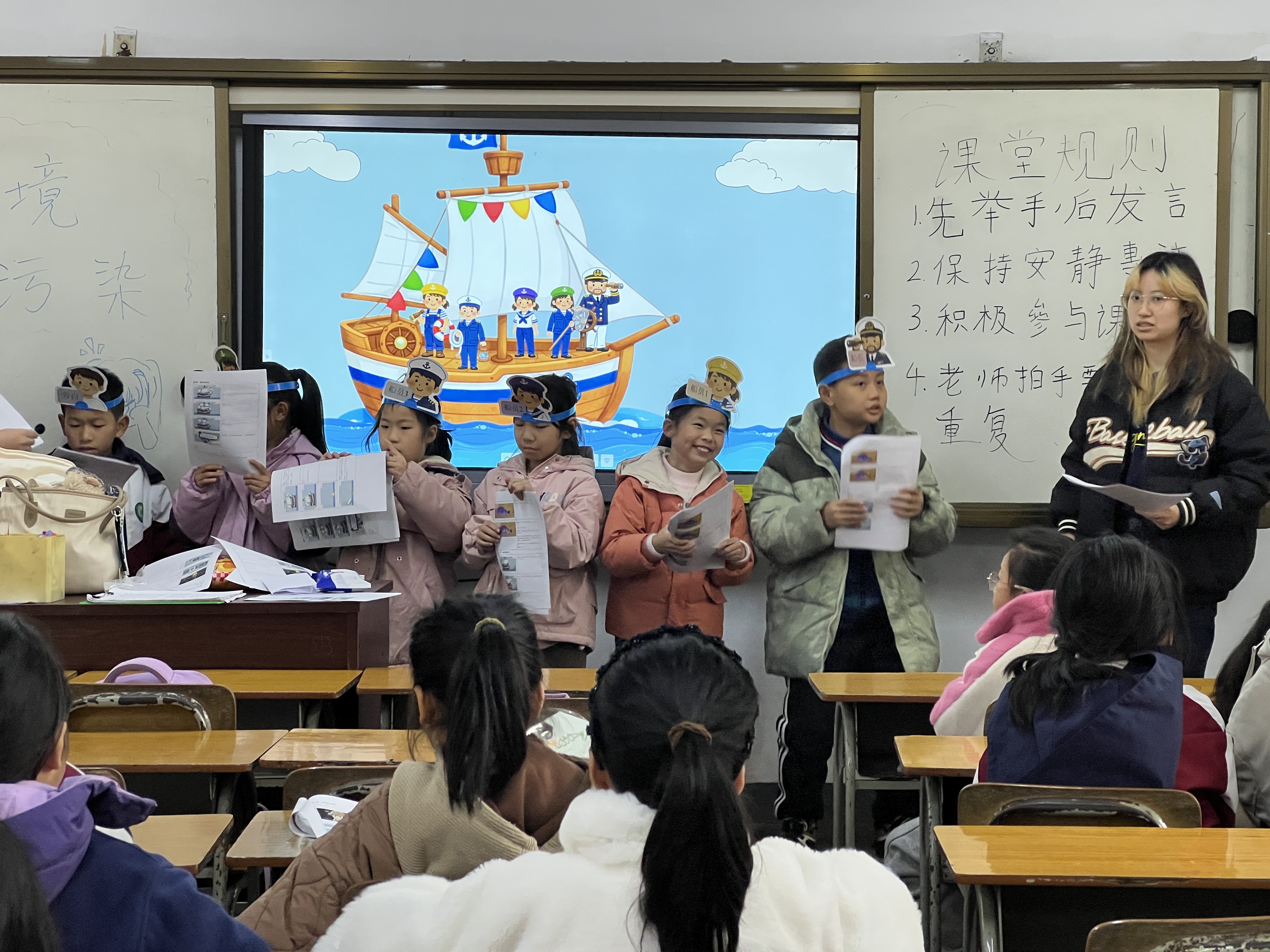 Students engaging in role-playing activities during workshops