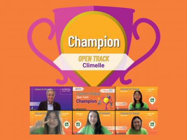 Champion of Open Track - Climelle