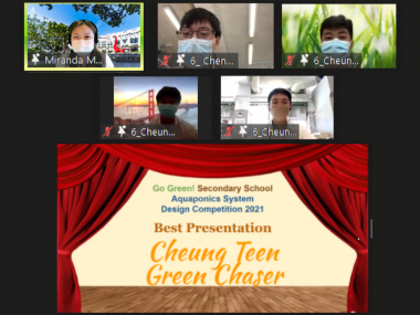 Best Presentation: Cheung Teen Green Chasers (Cheung Sha Wan Catholic Secondary School)