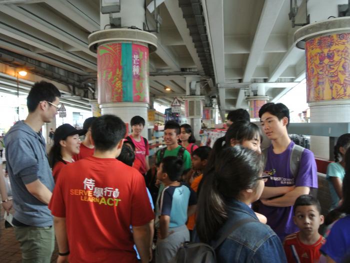 Visiting a historical spot to understand more about the culture of Hong Kong
