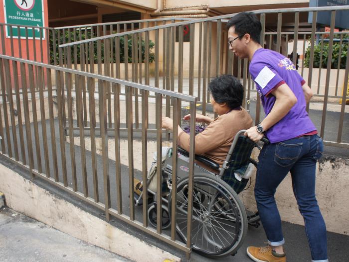 Walking into the community with wheelchair users