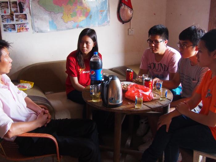 Getting to know some of the local residents through family visits
