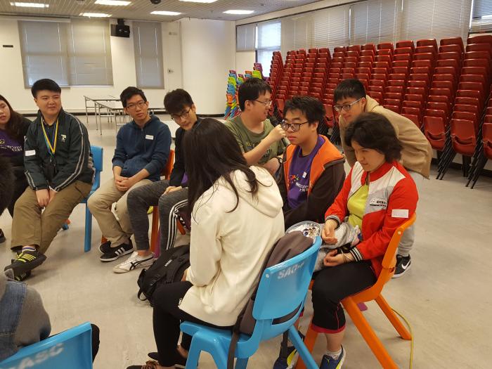 Playing games with the visually impaired