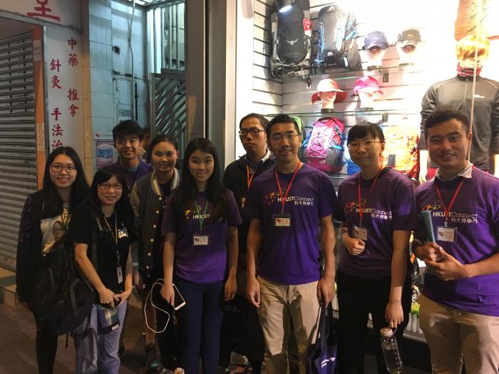 Volunteers visiting various families in Sham Shui Po District