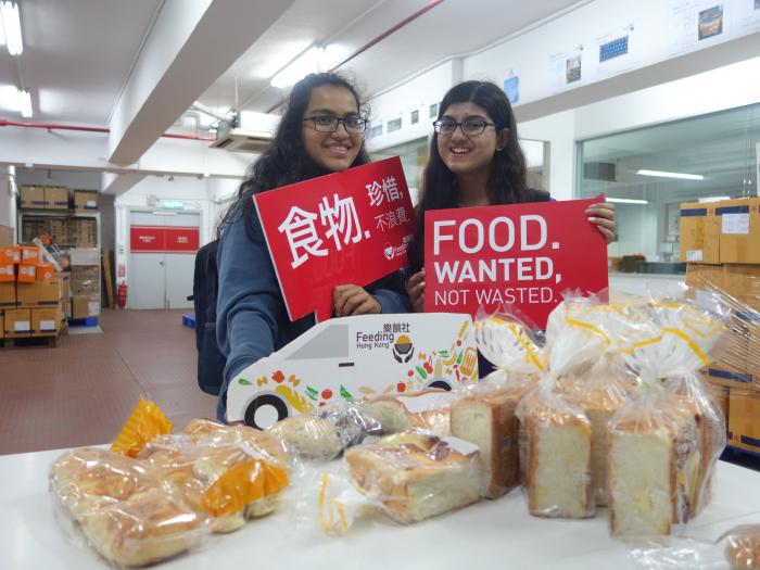 Volunteers were grateful that they saved so much bread!