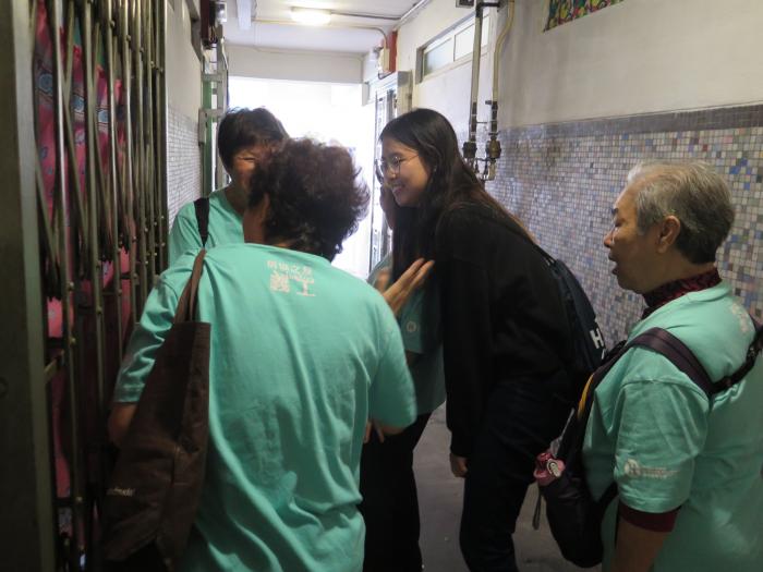 Volunteers conduct door to door visits with the elderly ambassadors