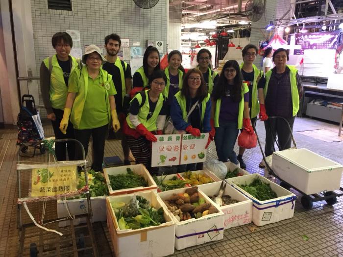 The needy will receive those unsold fresh vegetables.
