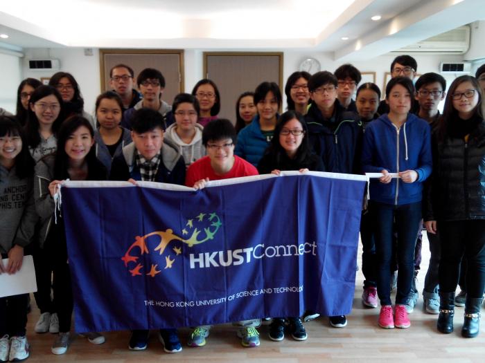 Taking a group photo at the end of the service