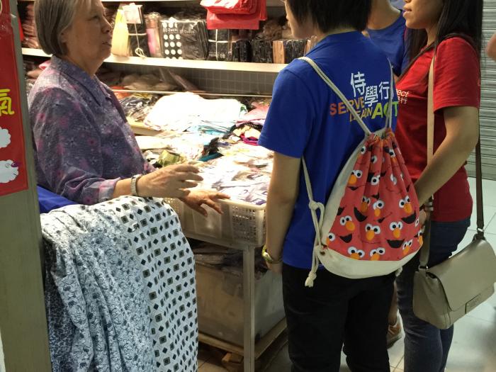 An interview with a shop owner in Iao Hon Market, Macau