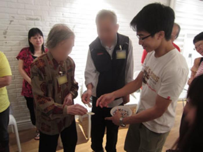 Passing candy competition