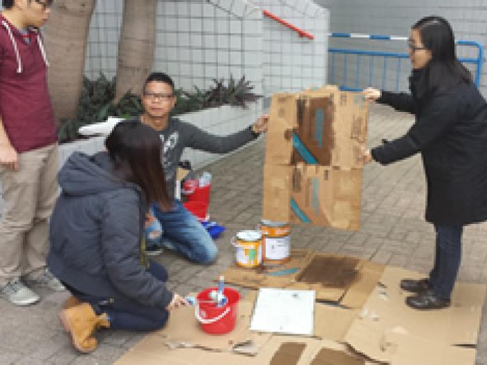 Dulux providing painting workshop to students
