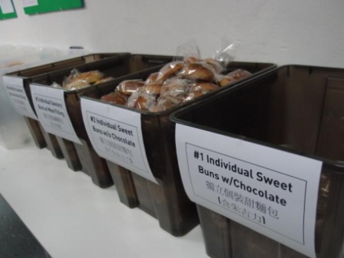 Various categories of bread were collected