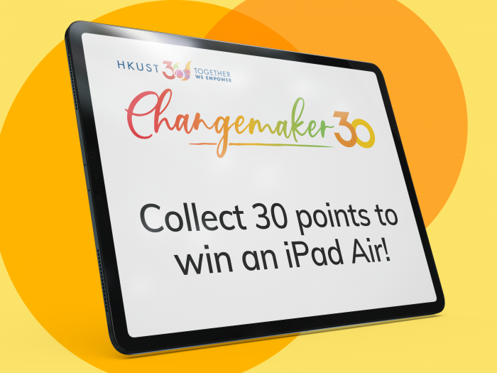 collect 30 points to win an ipad air
