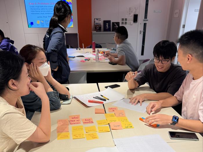 Participants learning about social issues during a workshop