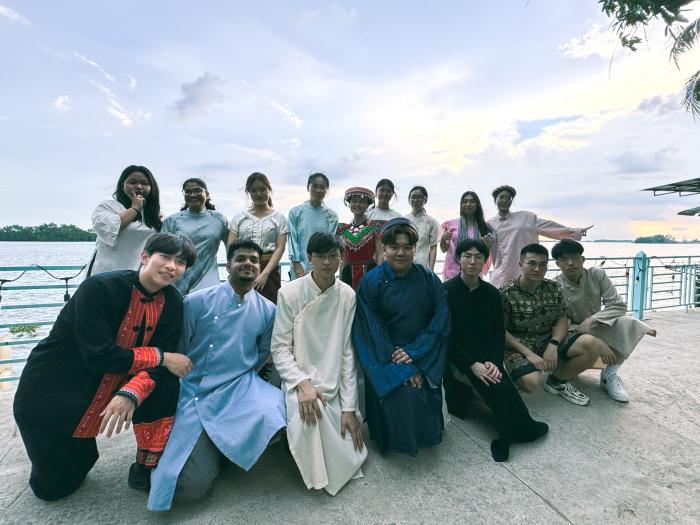 Students gaining a deeper understanding of Vietnamese culture through traditional costumes