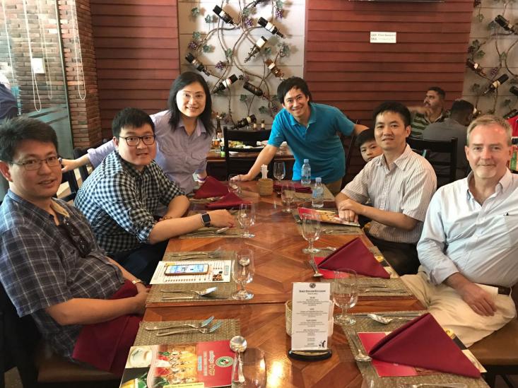 From L to R: Prof Chris Chao, Prof Edwin Tso, Ms Helen Wong, Prof Ben Chan, Prof Fan Zhiyong, and Prof Davis Bookhart