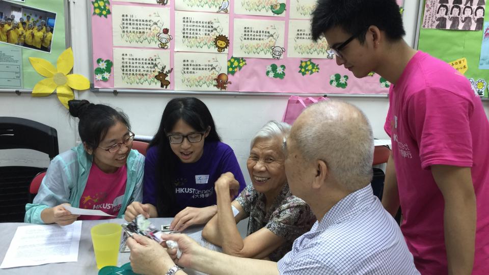 Listening the sharing of the elders living in Sham Shui Po