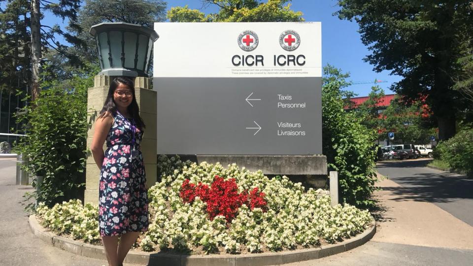 Having a rewarding experience working at the ICRC headquarters