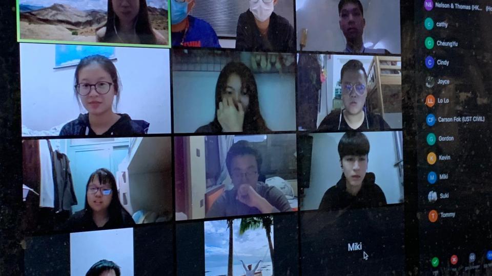 Tutorials with students were conducted over Zoom, an online conferencing platform that allows students to see and interact with each other with the web camera