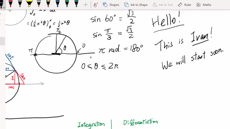 Illustrating solutions in Mathematics tutorials