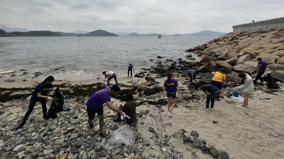 Beach Cleanup at HKUST