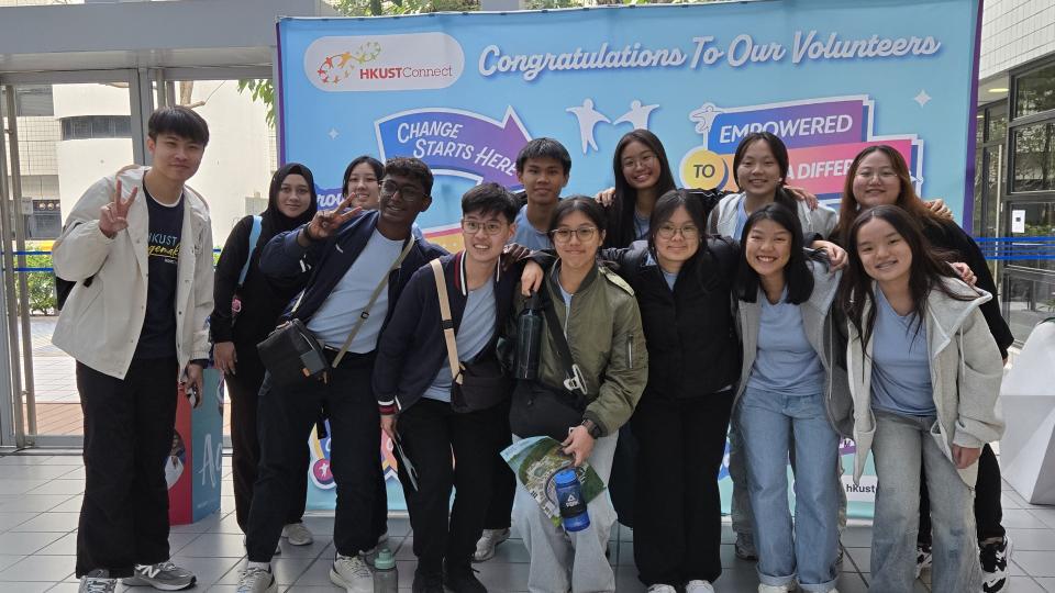 Student leaders from HKUST and ASRJC enjoying cross-cultural exchange on campus