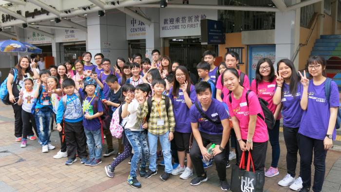 Ready to take the ferry to Cheung Chau!