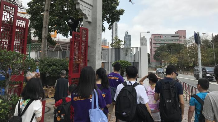 Exploring various districts in Hong Kong together