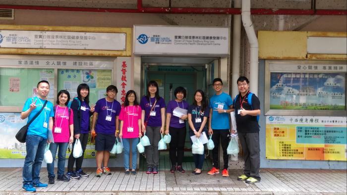 Ready to deliver soup to elderly